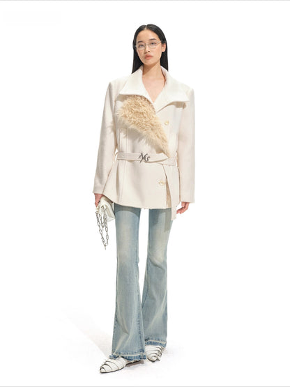 McKinley Wool-Blend Short Coat