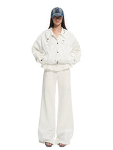 Fine Twill Wrinkle-Resistant Hem Pleated Silhouette Jacket - CHINASQUAD