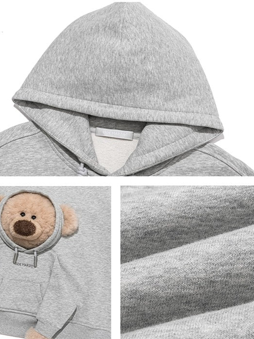 Teddy Pocket Hoodie