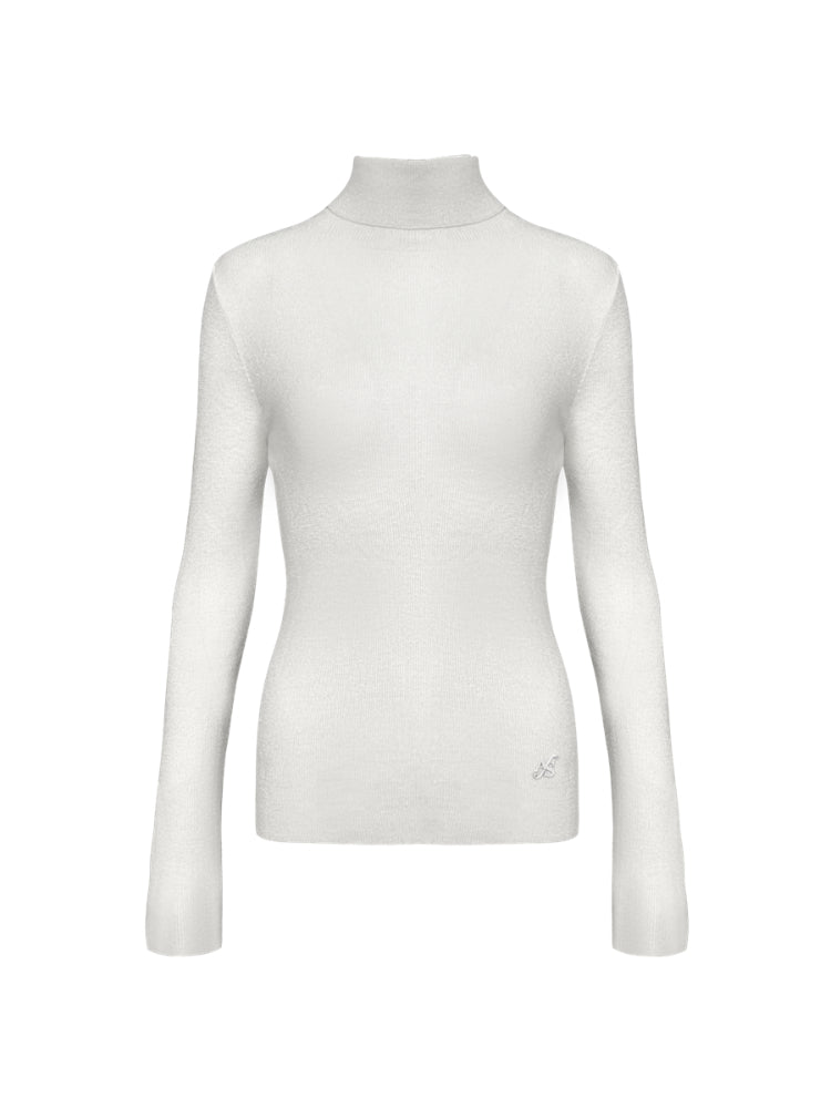 White &amp; Black Slim-Fit Long-Sleeve Base Layer Top