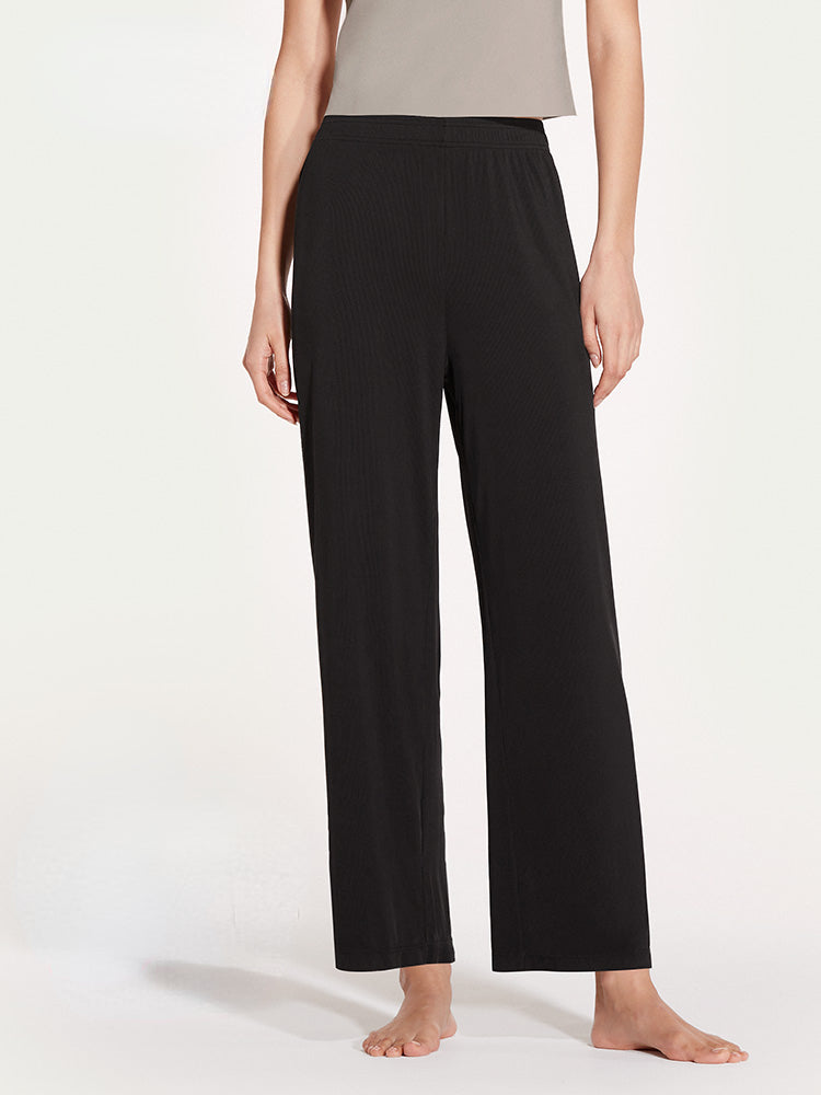 High-waisted Loose Fit Straight-leg Pants