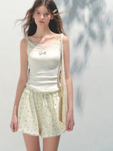 Fake Three-piece Lace Shell Logo Camisole T-shirt - CHINASQUAD