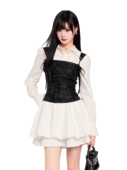 Prelude Pleated Princess Camisole Dress