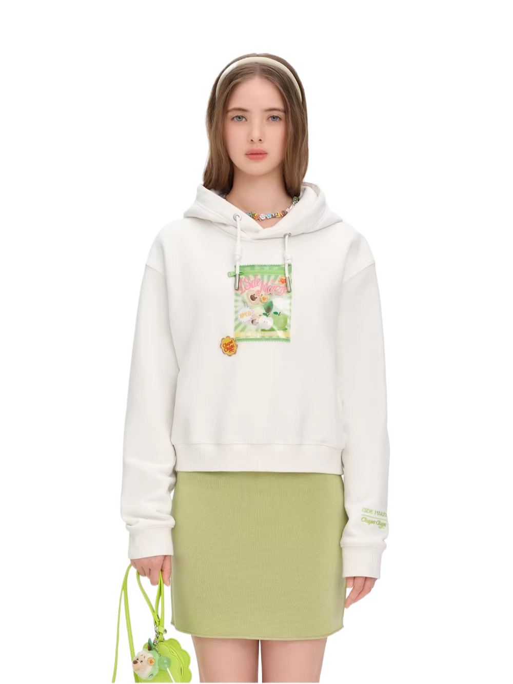 Lollipop Wrapper Cropped Hoodie
