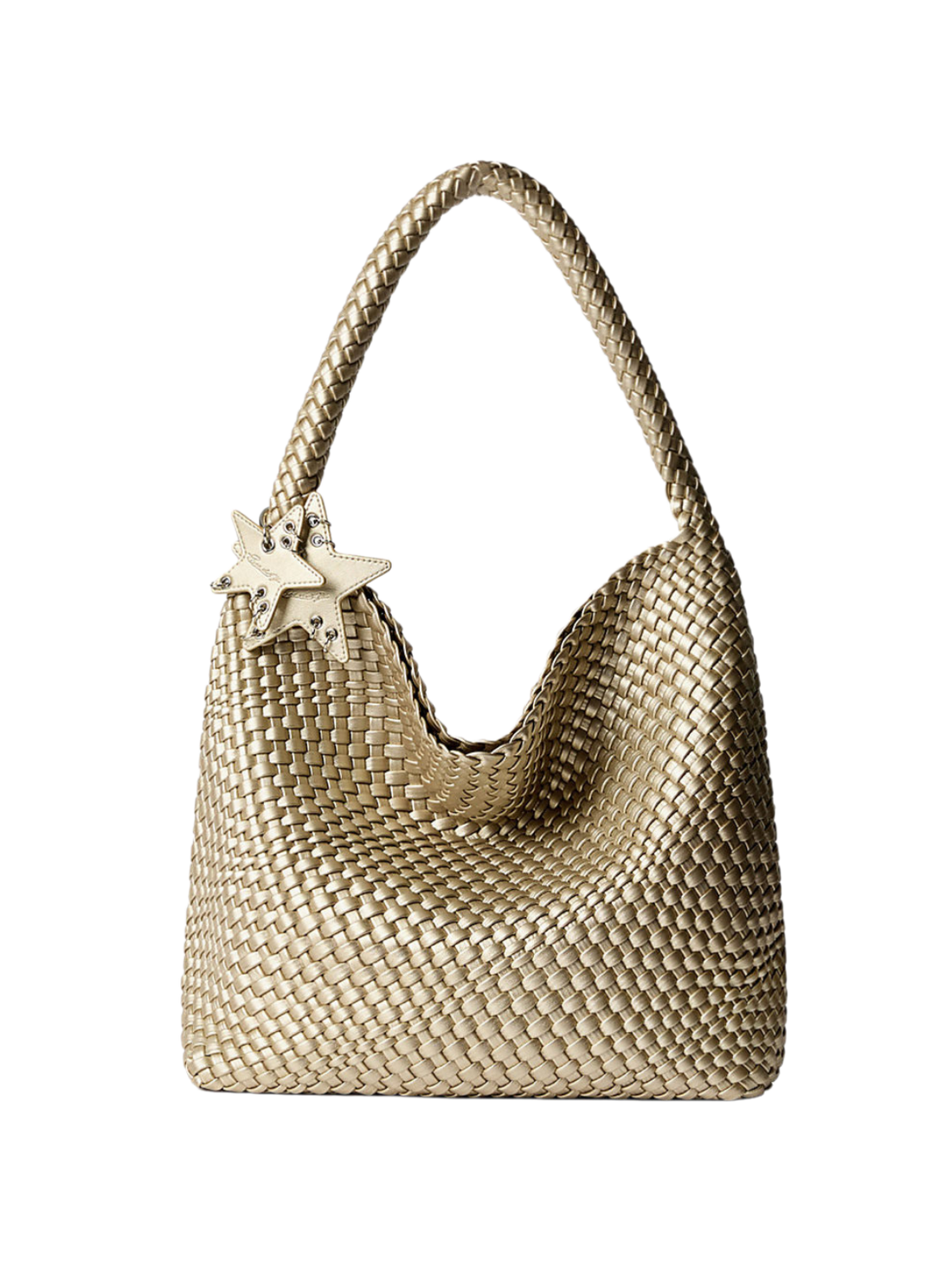 Large Woven Hobo Tote Shoulder Bag ECODAY
