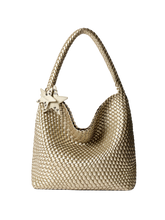 Large Woven Hobo Tote Shoulder Bag ECODAY