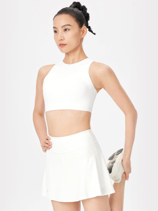 Seamless Backless Tennis Sports Bra