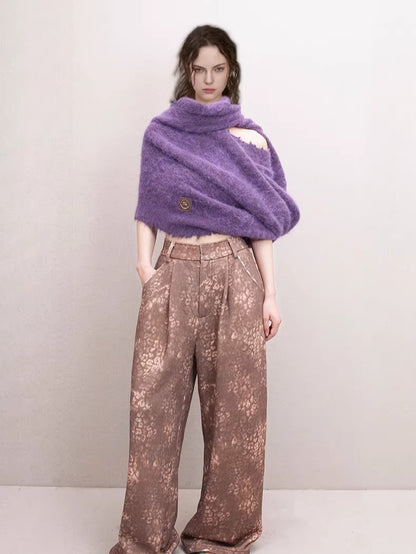 Soft-Touch Alpaca-Blend Crewneck Sweater