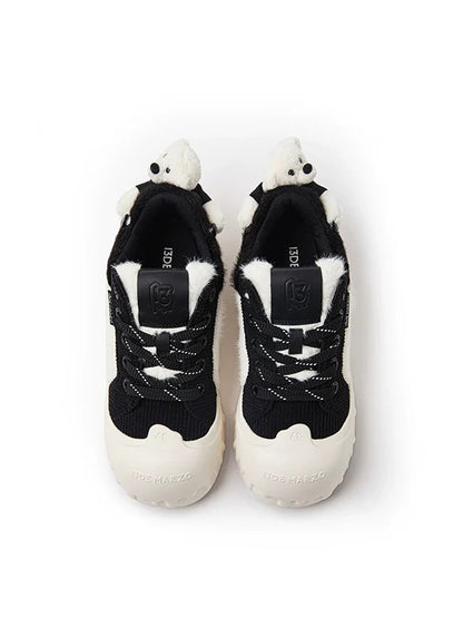 Fur Bear Deconstructed Sneakers