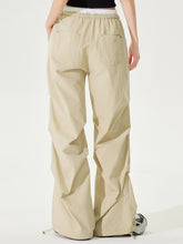 Lace Paneled Pleated Wide-leg Pants - CHINASQUAD