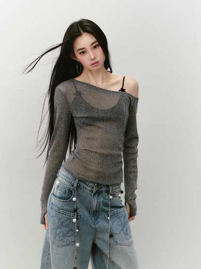 Double-Layer Structure Lace-Spliced Bra - CHINASQUAD