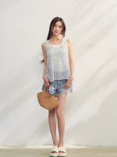 Pearl Crochet Hollow Vest Camisole - CHINASQUAD