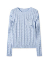 "Djembe Series" Wool Round Neck Slim Knit Crewneck - CHINASQUAD