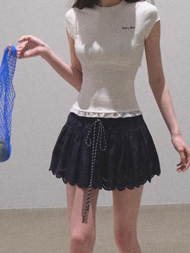 Lace-Soft Antibacterial Slim-Fit T-Shirt