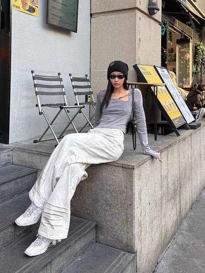 Rolled-Edge Single-Layer Wool Beanie