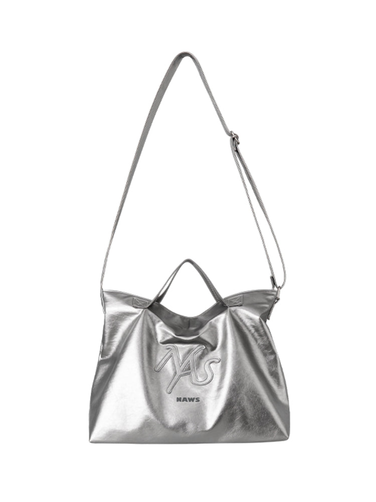 Adjustable Strap Logo Tote Bag