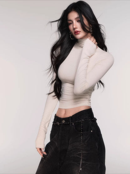 High-Stretch Mock-Neck Slim-Fit Base Layer