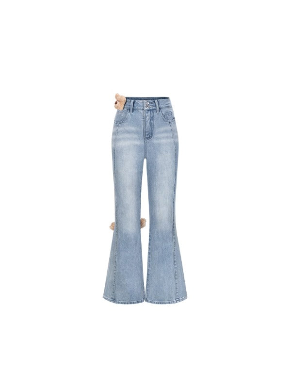 Fuzzy Jacron Jeans