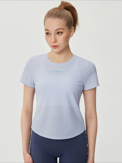 Quick-dry Cross-back Yoga Fitness T-shirt