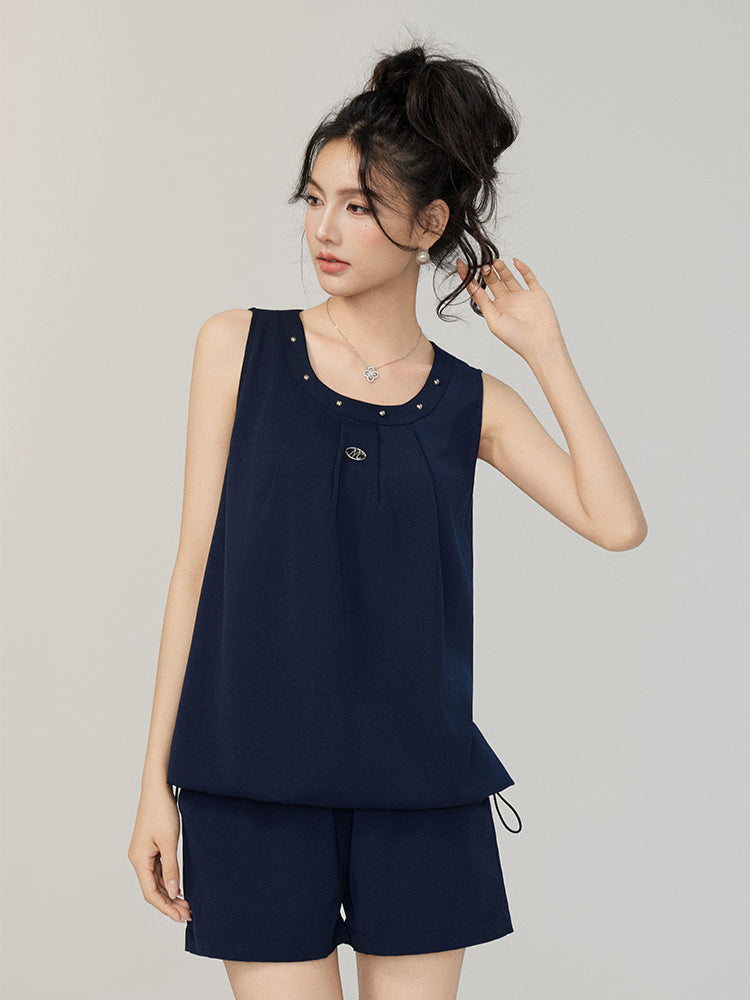 Solid-Color Cooling Vest &amp; Skirt Set - CHINASQUAD