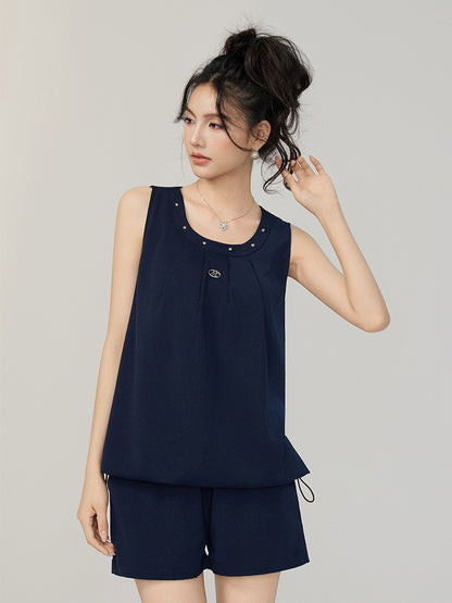 Solid-Color Cooling Vest &amp; Skirt Set - CHINASQUAD