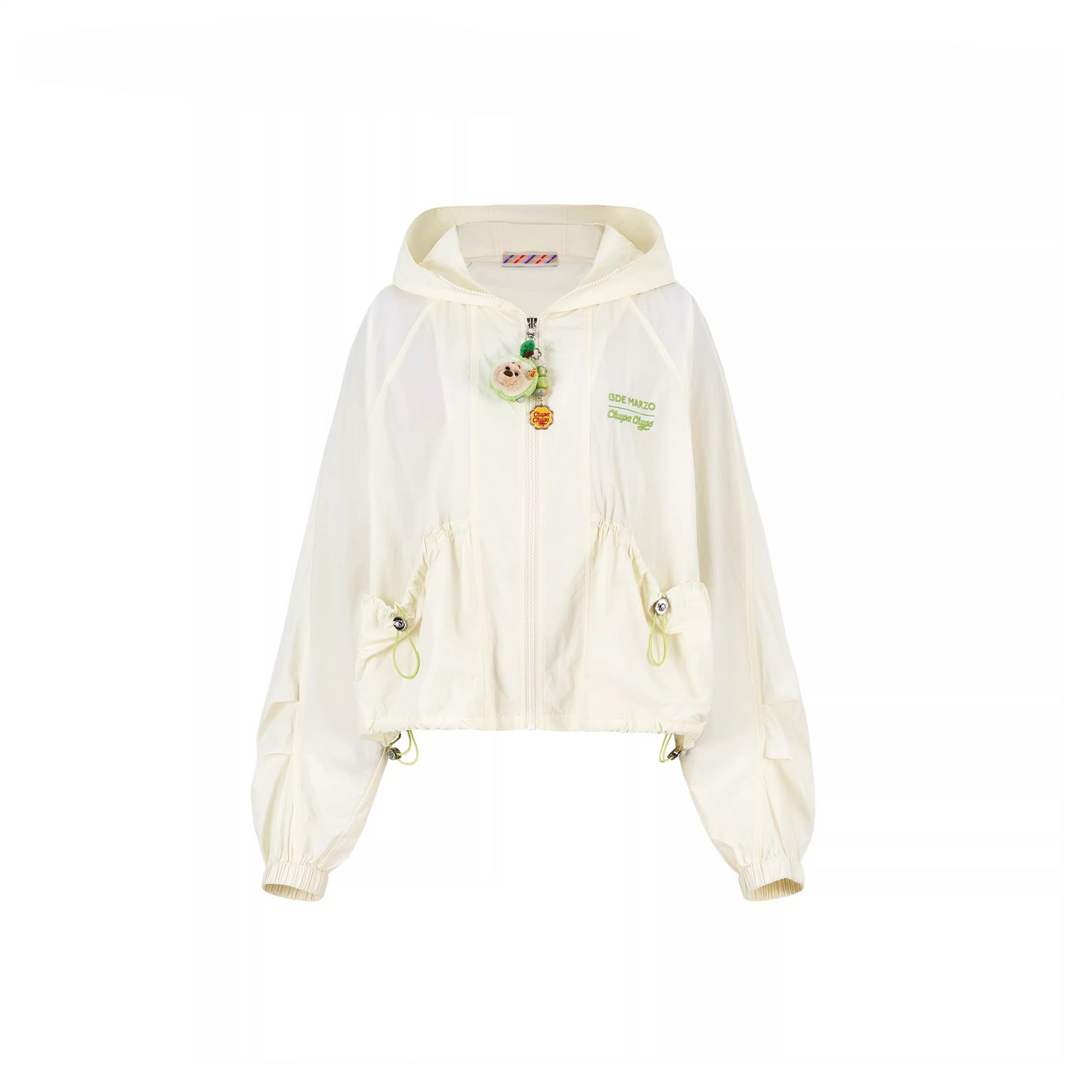 Cropped Raglan Sleeve Lightweight Jacket