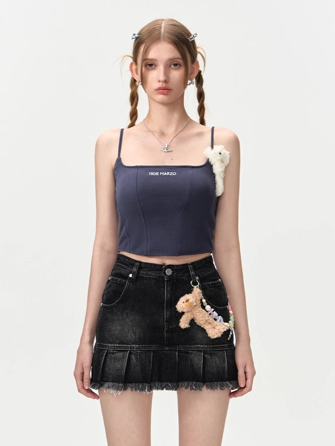 Essential Ribbed Knit Tank Veat