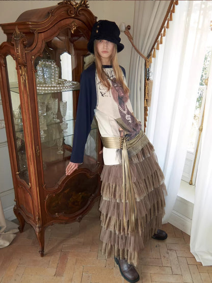 Crystal Graphic Long-Sleeve T-Shirt