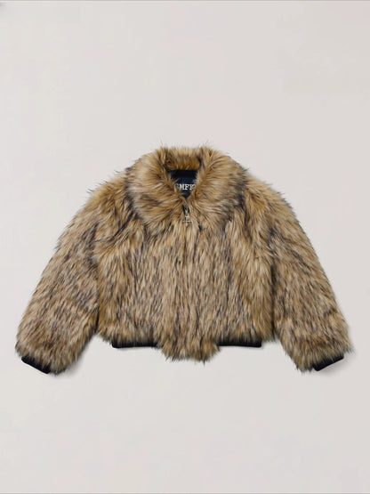 Arctic Cross Faux Fur Jacket