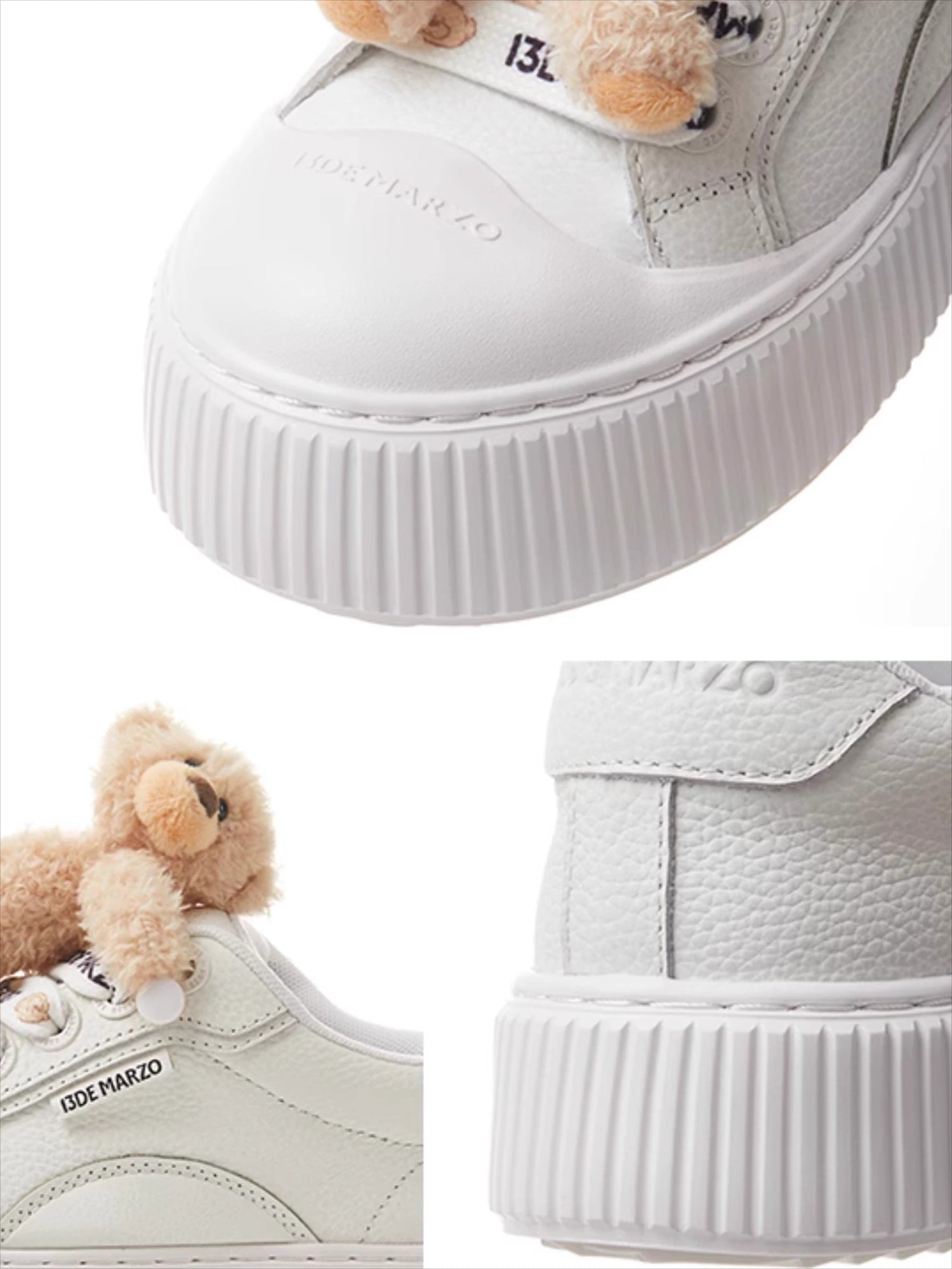 Teddy Biscuit Chunky Low-Top Sneakers