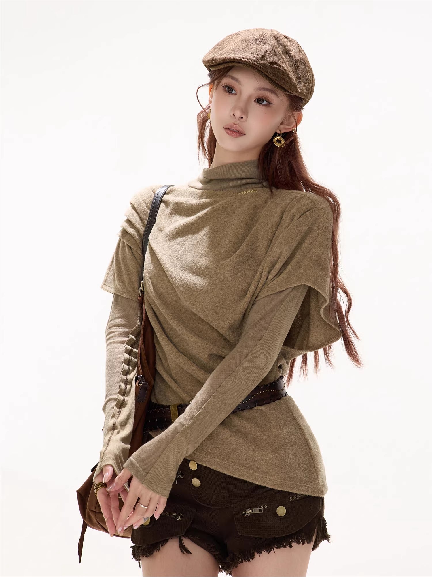 Textured Panel Knit Base Layer