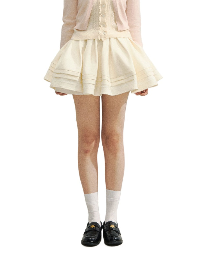 Versatile Pleated Puff Skirt - CHINASQUAD