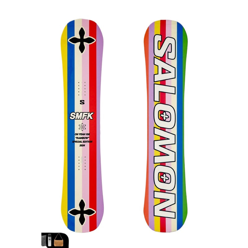 SMFK X SALOMON OHYEAH &quot;RAINBOW&quot; Snowboard