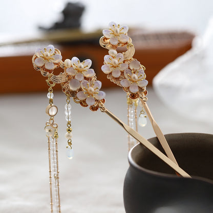 Ming Dynasty Tassels Handmade Hanfu Hairpin