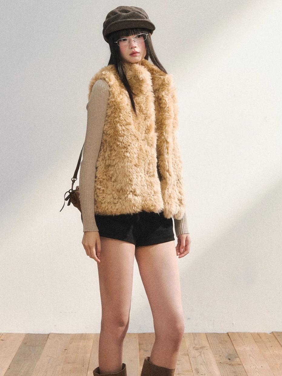 Black High-Waist Bodycon Mini Shorts