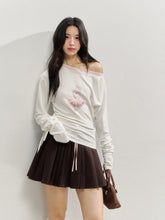 Asymmetric Shoulder 3D Bunny Long-Sleeve T-Shirt - CHINASQUAD