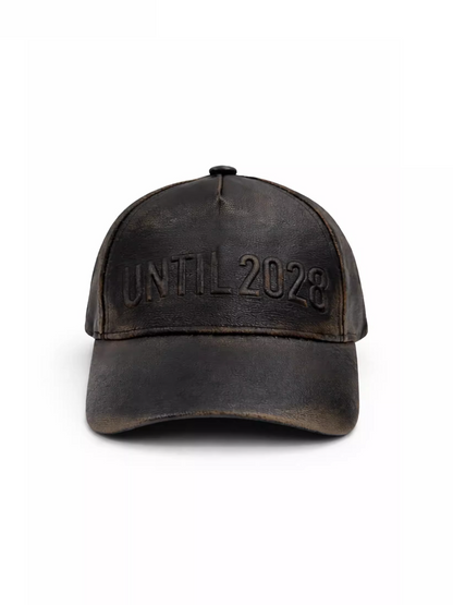 Hand-Dyed Punk Leather Cap