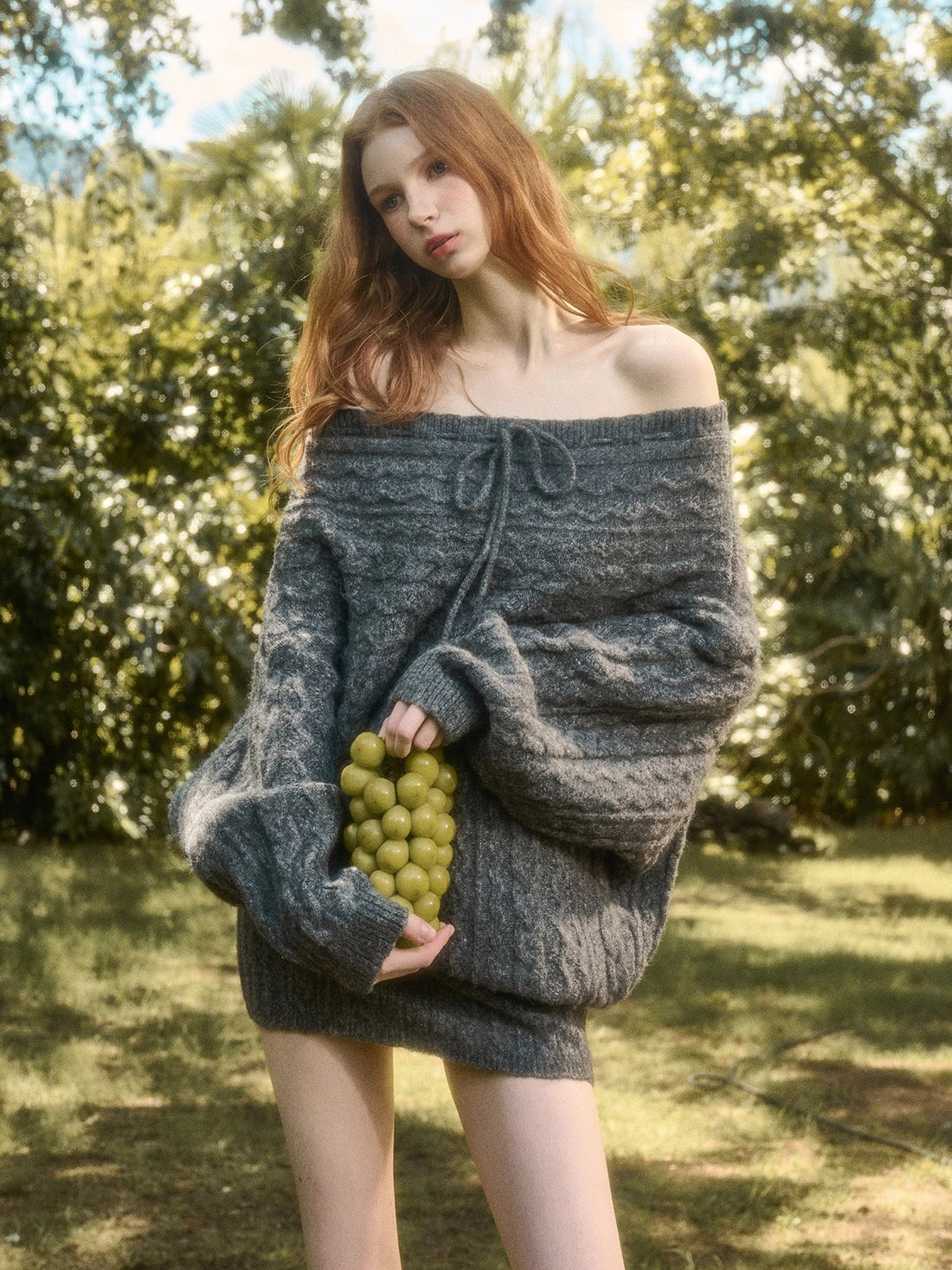 Little Deer Wool Cloud Knit Sweater &amp; Skirt/Shorts Set