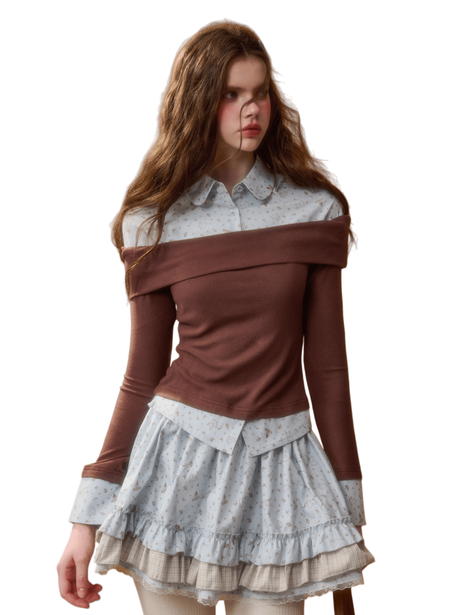 Tundra Bunny Original Printed Two-Piece Set