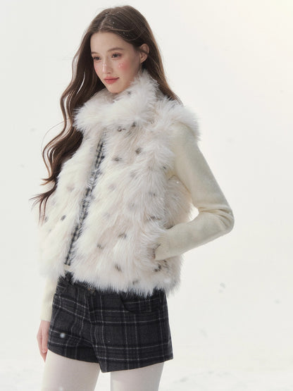 Reversible Fashion Faux Fur Jacket