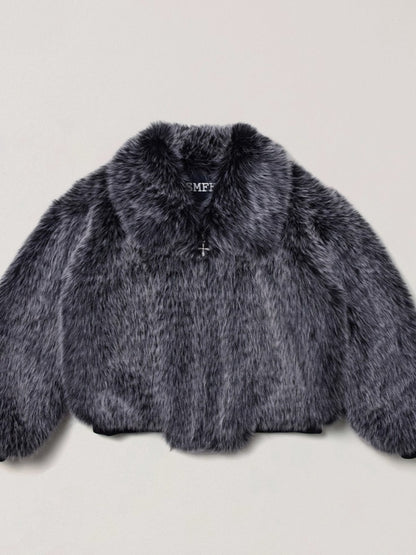 Arctic Cross Faux Fur Jacket