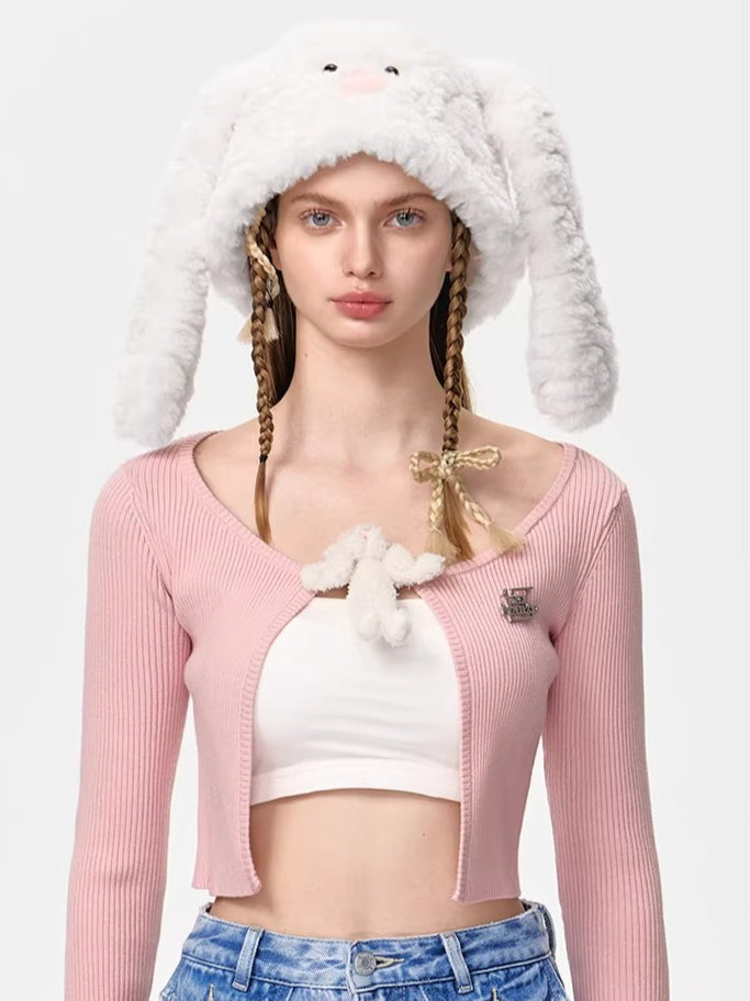 Cute Plush Bucket Hat