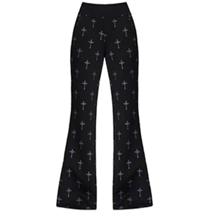 Hooded Sweatshirt Set with Shorts &amp; Flared Pants