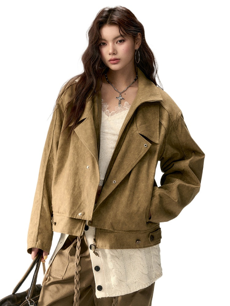 Faux Rabbit Fur Jacket - CHINASQUAD