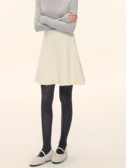 Wool-Blend Zip-Up Knit Jacket