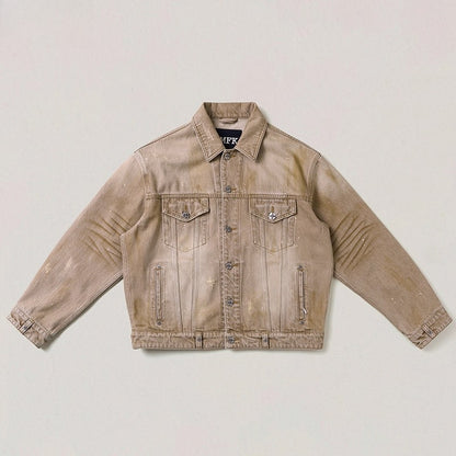 Wild Continent Handcrafted Oversized Denim Jacket
