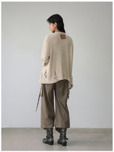 Loose Ripped Cardigan - CHINASQUAD
