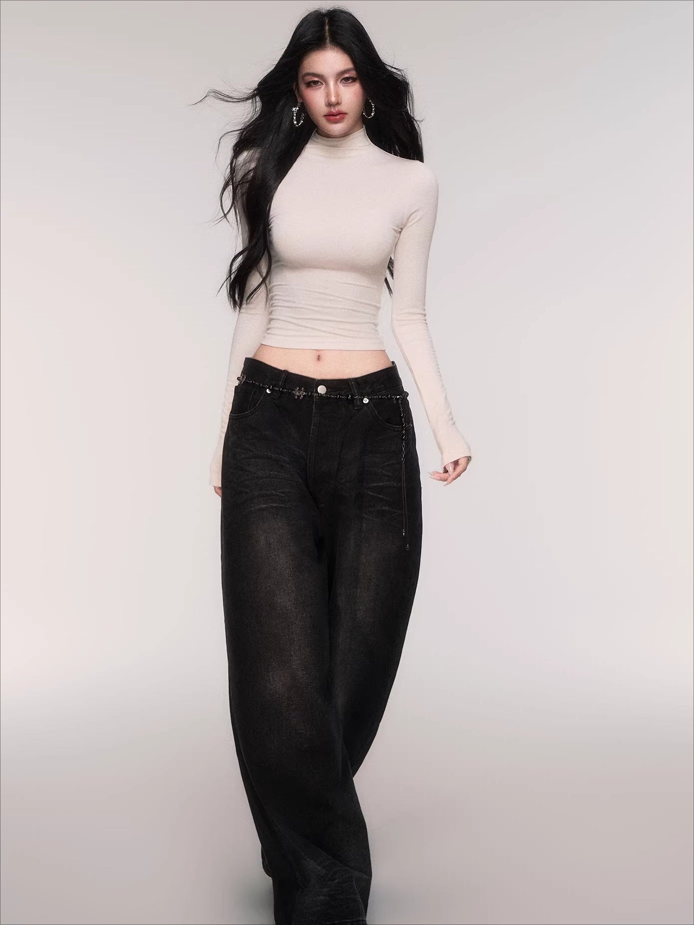 High-Stretch Mock-Neck Slim-Fit Base Layer