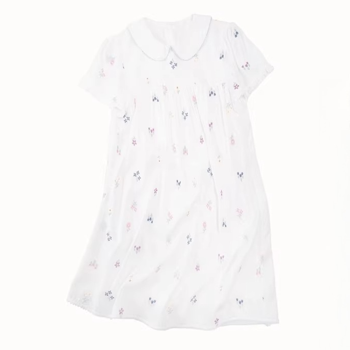 Botanical Linen Embroidered Set