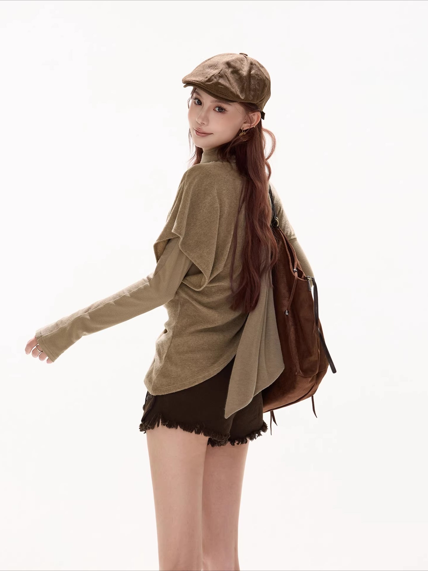 Textured Panel Knit Base Layer